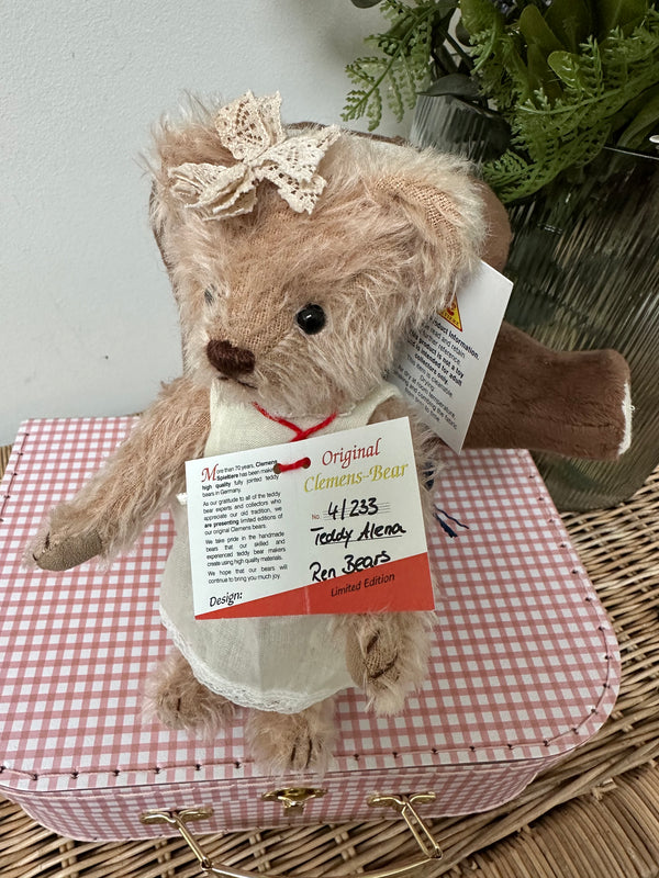 Alena 2024 New Release Limited Edition Mohair Collectable Teddy Bear No 4