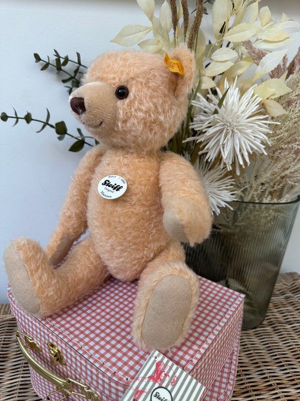 Hannes Teddy Bear Blond 34cm Collectable Mohair Bear