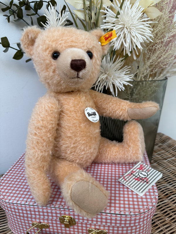 Hannes Teddy Bear Blond 34cm Collectable Mohair Bear