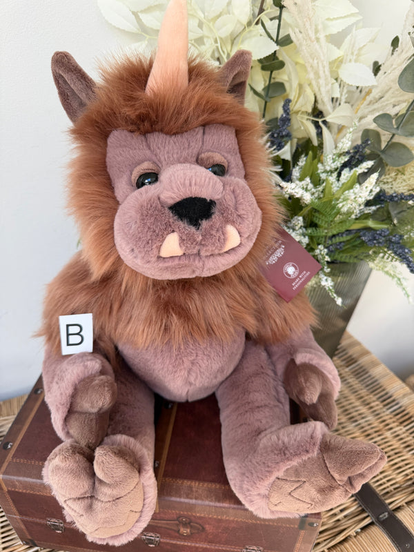 Quarry Bearhouse by Charlie Bears Large Plush Ogre