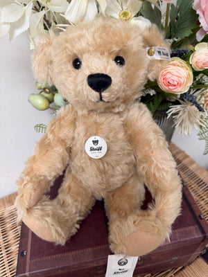 Luca Steiff Classic 35cm fully Jointed Blond Mohair Collectable Growler Teddy Bear