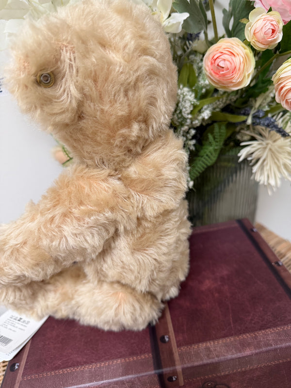 Luca Steiff Classic 35cm fully Jointed Blond Mohair Collectable Growler Teddy Bear