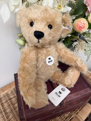 Luca Steiff Classic 35cm fully Jointed Blond Mohair Collectable Growler Teddy Bear