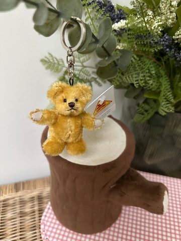 Nostalgia 8cm Key Ring Gold Mohair Bag Charm