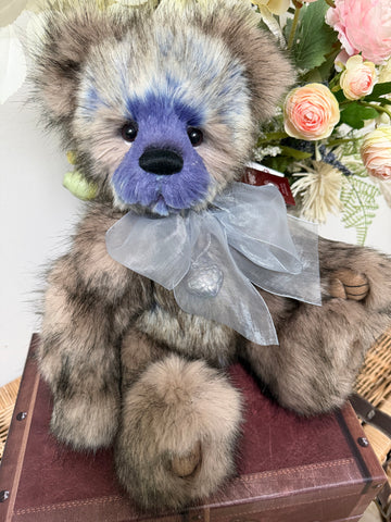 Blueberry Pudding Charlie Bears Collectable Plush Teddy Bear.