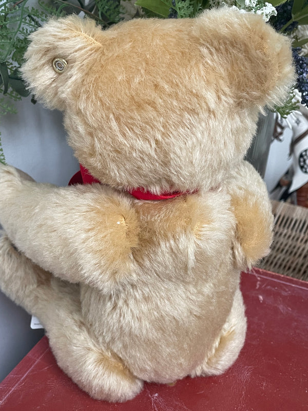 1909 Blond Steiff Classic Replica 35cm Collectors Mohair Teddy Bear with Growler