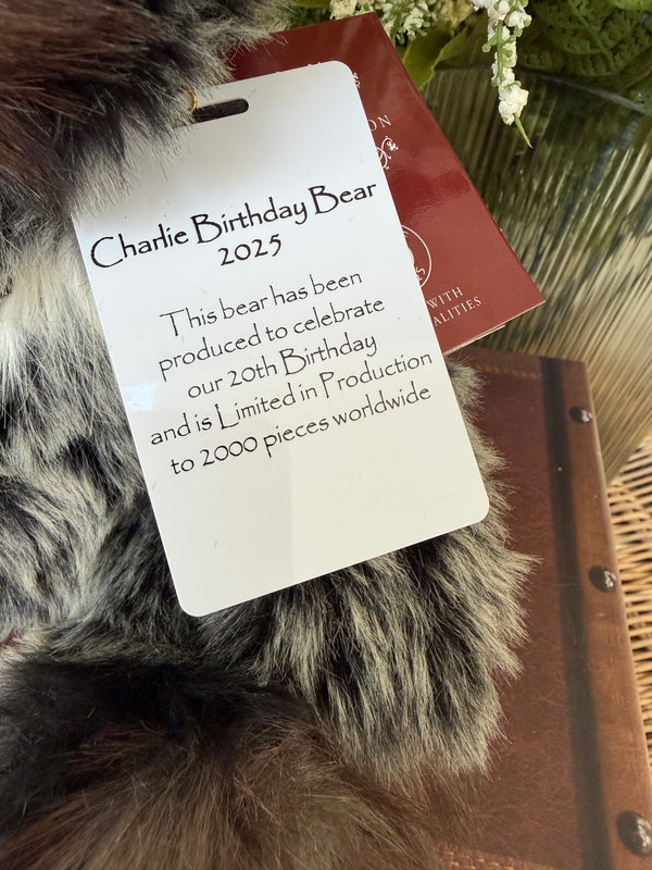 2025 Birthday Bear Charlie Bears Birthday Bear