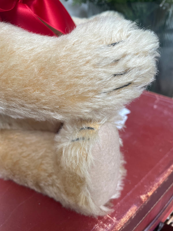 1909 Blond Steiff Classic Replica 35cm Collectors Mohair Teddy Bear with Growler