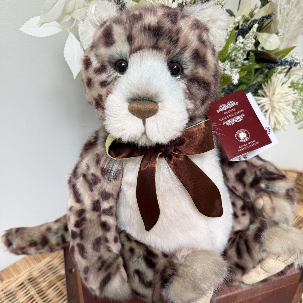 Flapdoodle Plumo Limited Edition Charlie Bears Plush Collection Leopard