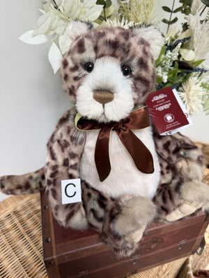 Flapdoodle Plumo Limited Edition Charlie Bears Plush Collection Leopard