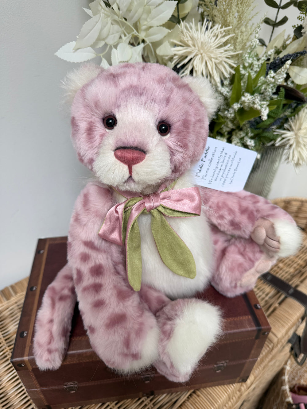 Fiddle Faddle Charlie Bears Plumo Limited Edition Leopard