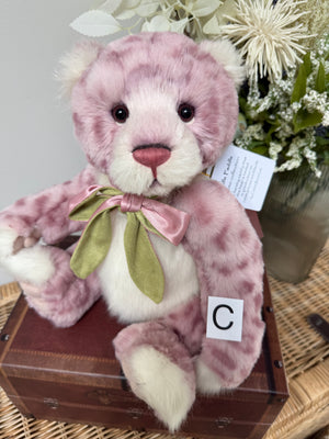 Fiddle Faddle Charlie Bears Plumo Limited Edition Leopard