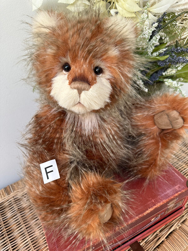 Bonfire Toffee Charlie Bears Plush Collection Teddy Bear