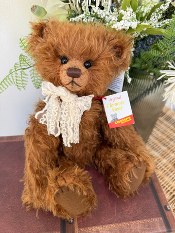 Teddy Fussel 30cm traditional Cinnamon Limited Edition Mohair Teddy Bear No 5