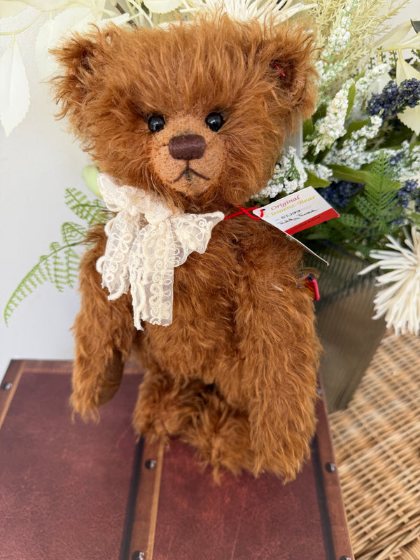Teddy Fussel 30cm traditional Cinnamon Limited Edition Mohair Teddy Bear No 5
