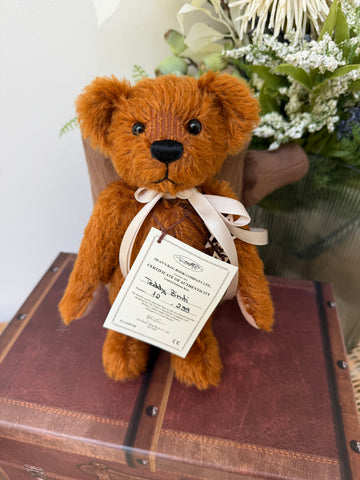 Deans Teddy Zimti 23cm Limited Edition Mohair Festive Themed Teddy Bear No 12