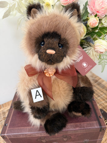Queenie Plush Charlie Bears Ragdoll Kitten Cat