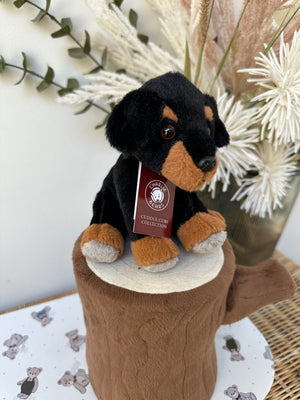 Cuddle Cubs Rottie Puppy Dog by Charlie Bears
