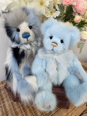 Teg Charlie Bears Powder Blue Plush Collection Teddy Bear