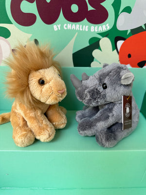 Cuddle Cubs by Charlie Bears Plush Rhino
