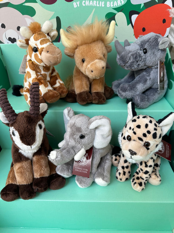 Cuddle Cubs by Charlie Bears Plush Rhino