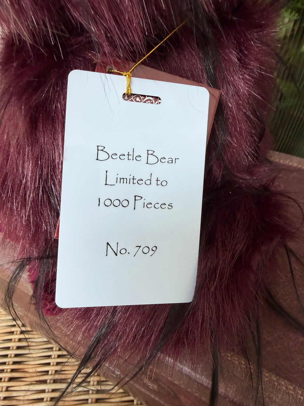 Beetle Bear Charlie Bears The Labyrinth Plush Collection No 709