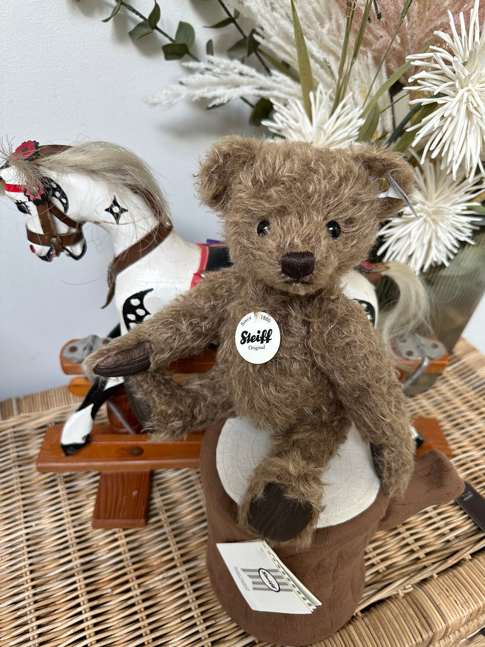 Howie 26cm fully Jointed Classic Steiff Teddy Bear Mohair Collectable Bear