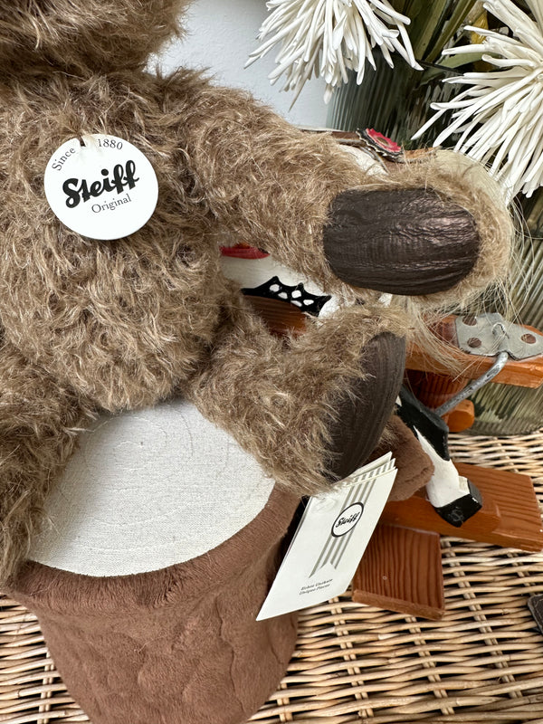 Howie 26cm fully Jointed Classic Steiff Teddy Bear Mohair Collectable Bear
