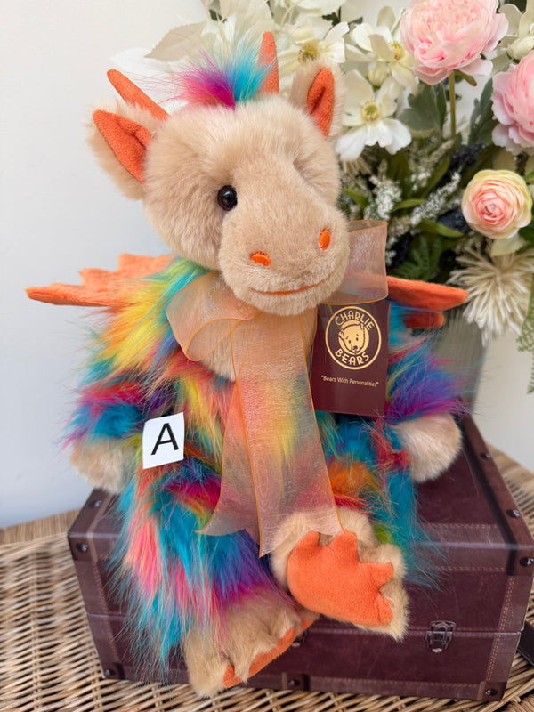 Rainbows End Charlie Bears Plush Collection Dragon