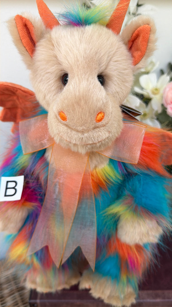 Rainbows End Charlie Bears Plush Collection Dragon