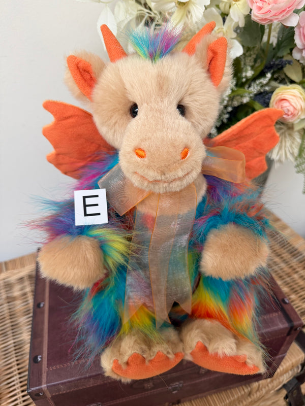 Rainbows End Charlie Bears Plush Collection Dragon