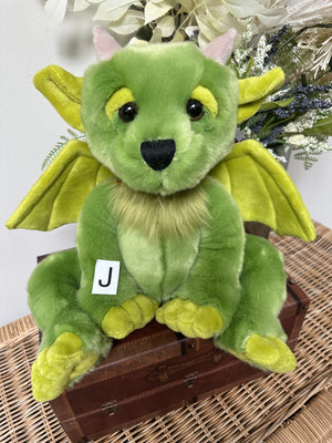 Spires Bearhouse by Charlie Bears Large Plush Green Gargoyle