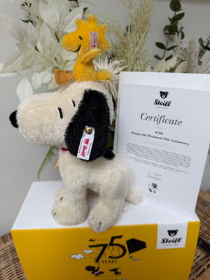 Snoopy with Woodstock Mohair Limited Edition Collectable Steiff 2025 No 892
