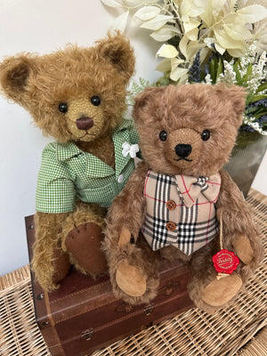 Teddy Robin 39cm Mohair Mohair Dark Honey Collectable Teddy Bear no 65