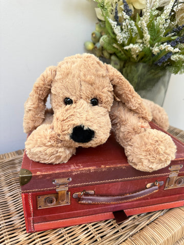 Dangling Dog 40 cm Beige Hermann Plush Puppy Dog