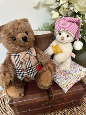 Tilda Hermann Teddy Original Limited Edition Teddy Bear & Cushion  No 19