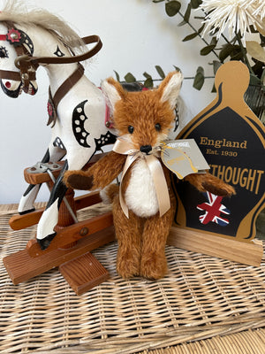 Freddy Fox Merrythought Mohair Wily Fox Handmade in the UK