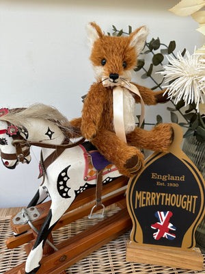 Freddy Fox Merrythought Mohair Wily Fox Handmade in the UK