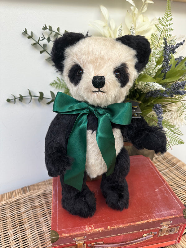 Antique Panda 14 Inch Merrythought Teddy Bear Handmade in the UK