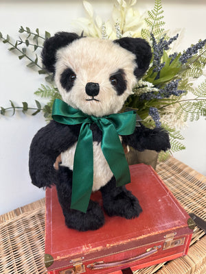 Antique Panda 14 Inch Merrythought Teddy Bear Handmade in the UK