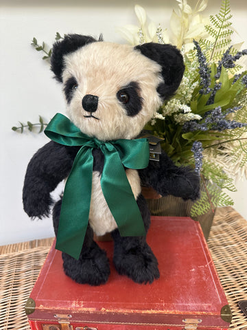 Antique Panda 14 Inch Merrythought Teddy Bear Handmade in the UK