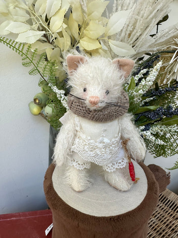 Michelle 14cm Hermann Limited Edition Collectable Mohair Kitten No 59