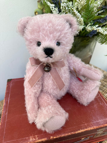 Nostalgic Teddy Bear Antique Pink 33cm Hermann Teddy Original Limited Edition.