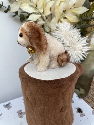 Charly 1930 Replica Mohair Miniature King Charles Spaniel Puppy Dog No 379