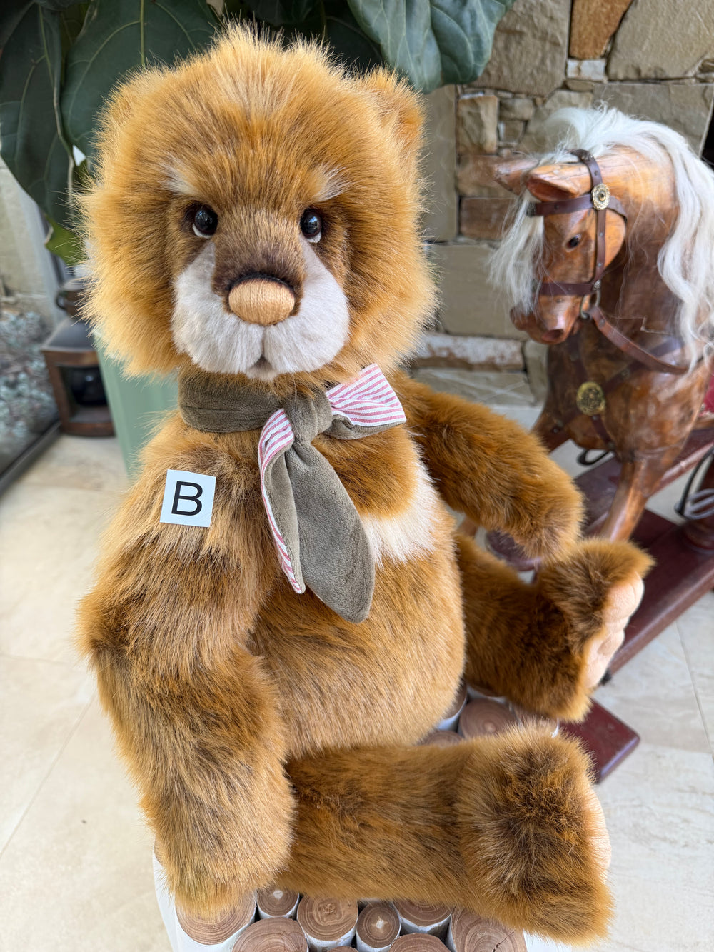 Puzzlemaster Large Charlie Bears Plush Collectable Teddy Bear