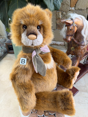 Puzzlemaster Large Charlie Bears Plush Collectable Teddy Bear