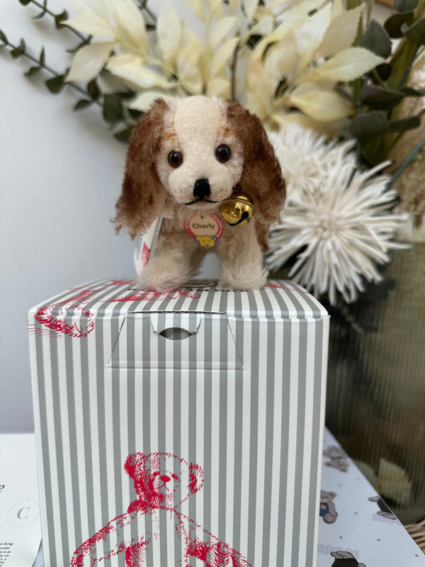 Charly 1930 Replica Mohair Miniature King Charles Spaniel Puppy Dog No 383