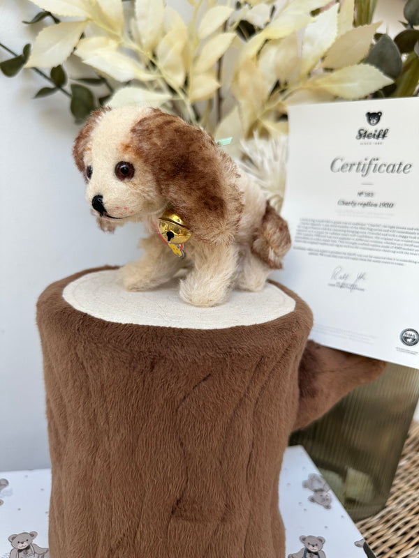 Charly 1930 Replica Mohair Miniature King Charles Spaniel Puppy Dog No 383
