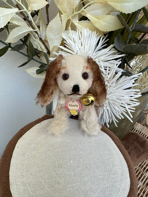 Charly 1930 Replica Mohair Miniature King Charles Spaniel Puppy Dog No 383