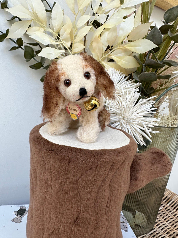 Charly 1930 Replica Mohair Miniature King Charles Spaniel Puppy Dog No 383